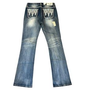 Grace in LA Blue Embellished Women Jeans